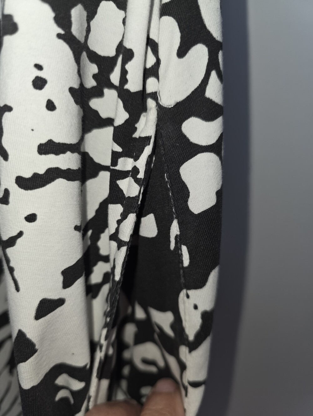 Tabi Black & White Printed Sleeveless Dress Sz XL - Picture 5 of 6
